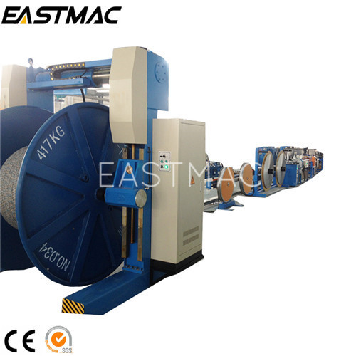 High efficiency optical fiber cable jacketing line for buried underwater aerial marine cable