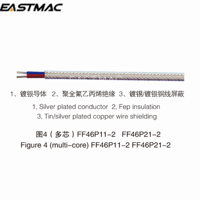 Professional factory Tinner Copper FEP Insulated Cable Aerospace Cable Manufactures