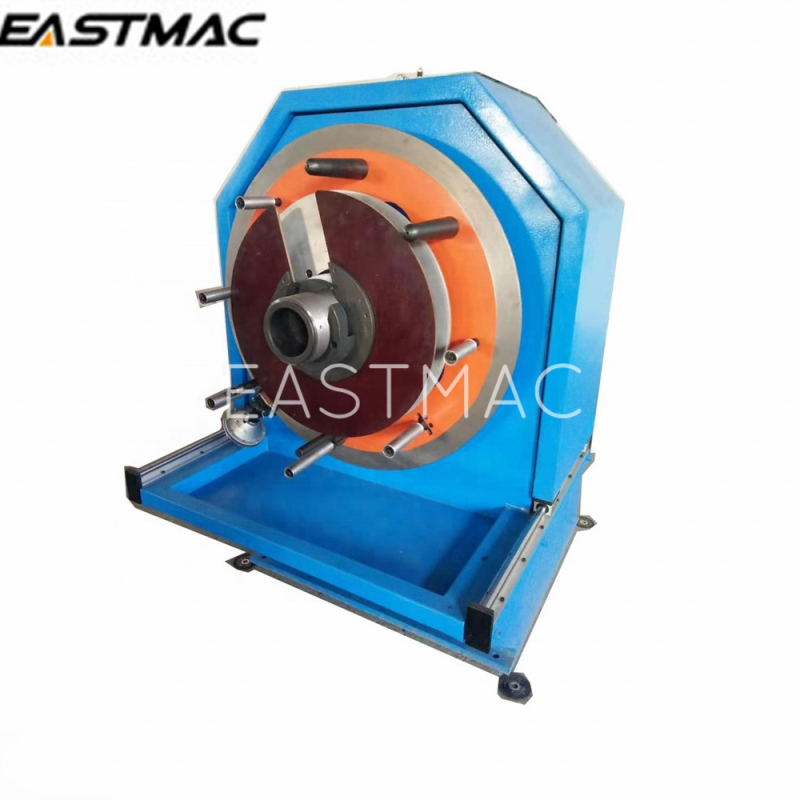 Concentric type Copper Tape Taping Machine bare cu tape wrapping machine copper strip windding device bronzes belt wrapping