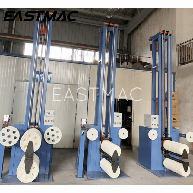 Well designed vertical type wire accumulator and dancer tension controller for pay-off and take-up