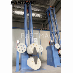 Customized cable accumulator and dancer tension controller for wire rewinding and extrusion