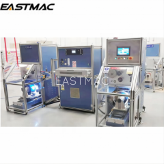 High speed latest EM07 double-layer 2-wire Optical Fiber Coloring and Rewinding Machine with ring marker