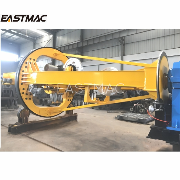 High speed 2800 drum twister type cable laying up machine with steel wire armoring