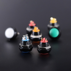 12mm mini switch domed head red green blue color button 1no1nc
