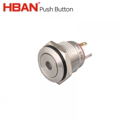 Push-Starter-Taste 16 mm Punkt-LED beleuchtet IP65 2 Pins für Energy-Fahrradsteuerung