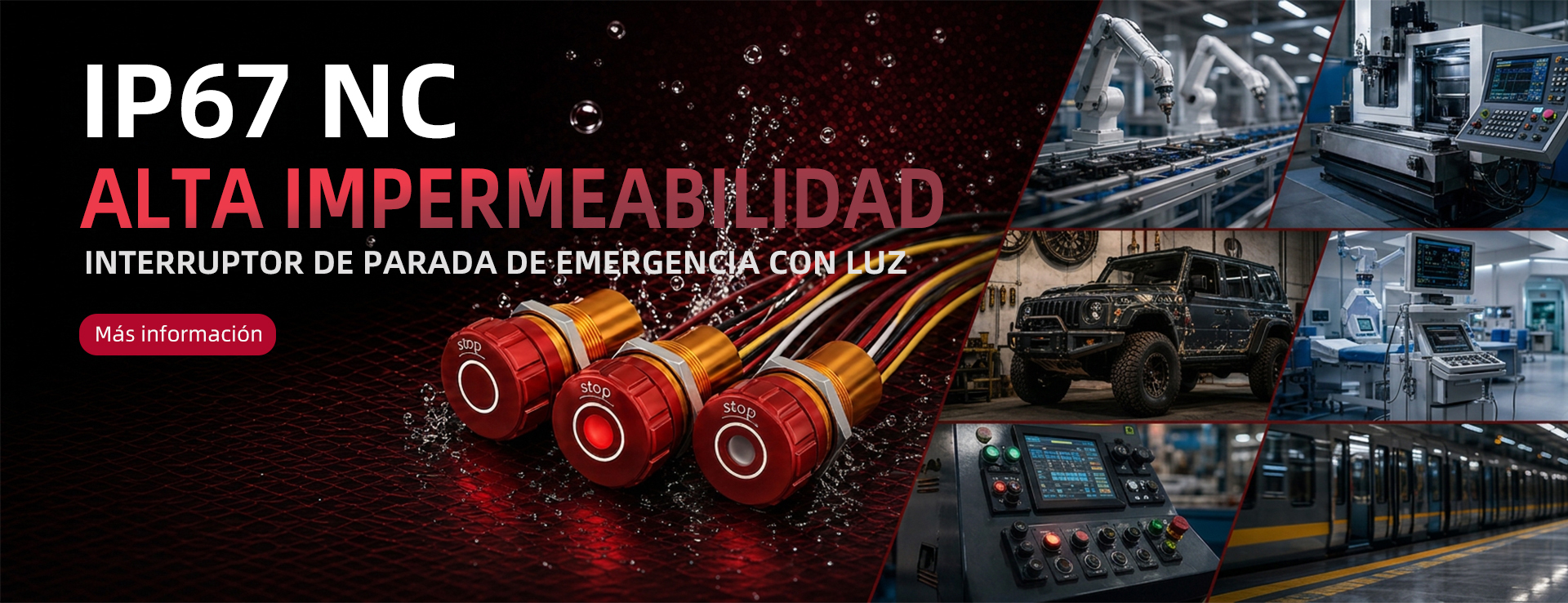 Interruptor de parada de emergencia