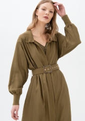 Women Cardigan ECOVERO™ fabric woven dress