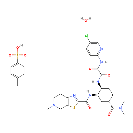 Edoxaban (TsOH salt hydrate) CAS No.: 1229194-11-9