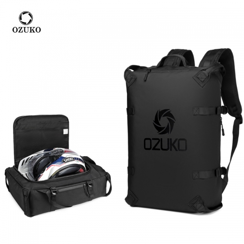 Ozuko 9235 Mochila Moto Para Hombre Inteligentes Luxury Custom Travel Luggage Bags Basketball Travelling Motorcycle Backpack