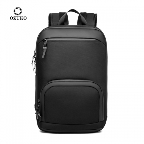 Ozuko 9474 Fashion Custom Men Bag For Laptop Computer 15.6 Waterproof School Bags Laptop Backpacks