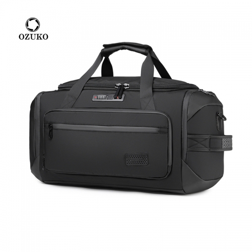 OZUKO 9709 55L Travel Bag Waterproof Portable Weekender Duffel Bag With Shoes Compartment Business Travel Bag Luggage for Men