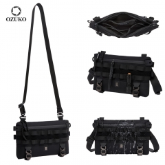OZUKO 9898 Tactical Crossbody Bag for Men, Lightweight MOLLE Shoulder Sling Pack for Daily Commute Travel Outdoor