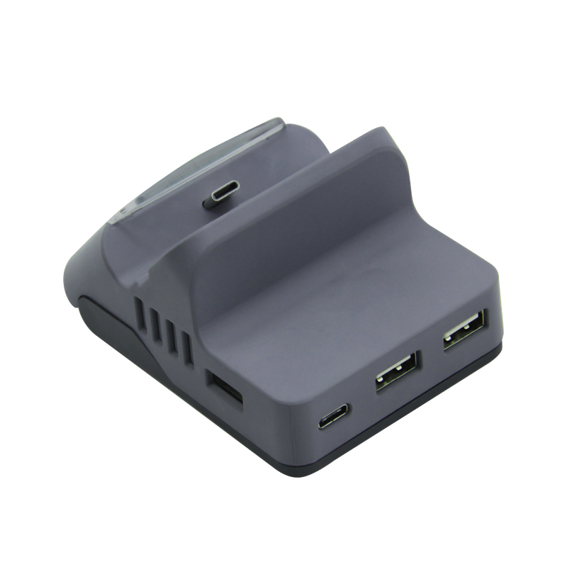 Charging dock With 4 usb HUB for N-Switch /LITE（gray）