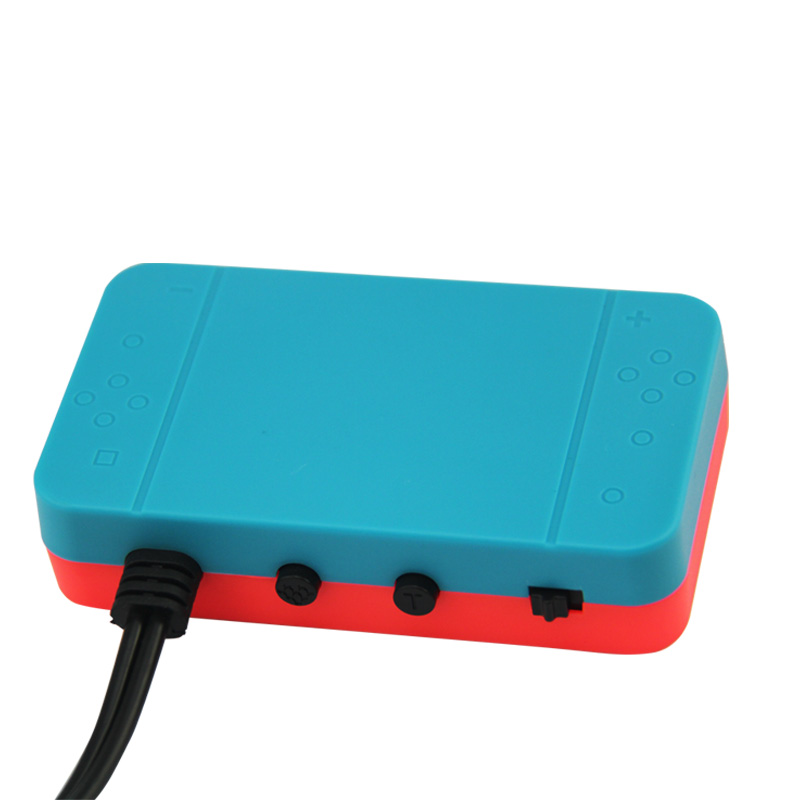 GC Controller Adapter For Switch/Wii u/PC with HOME Buttons（blue and red）