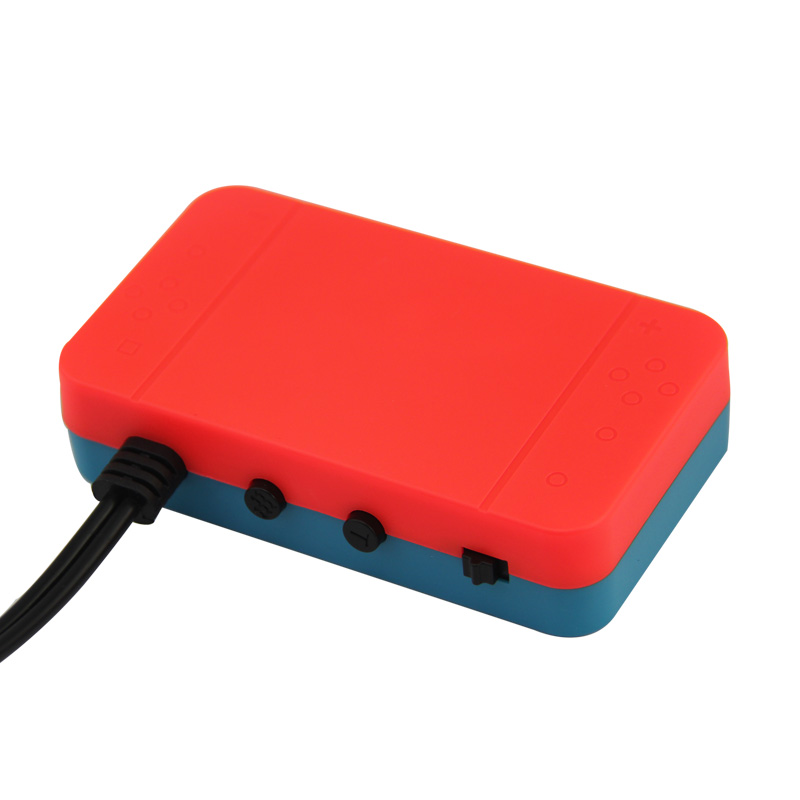 GC Controller Adapter For Switch/Wii u/PC with HOME Buttons（red and blue）