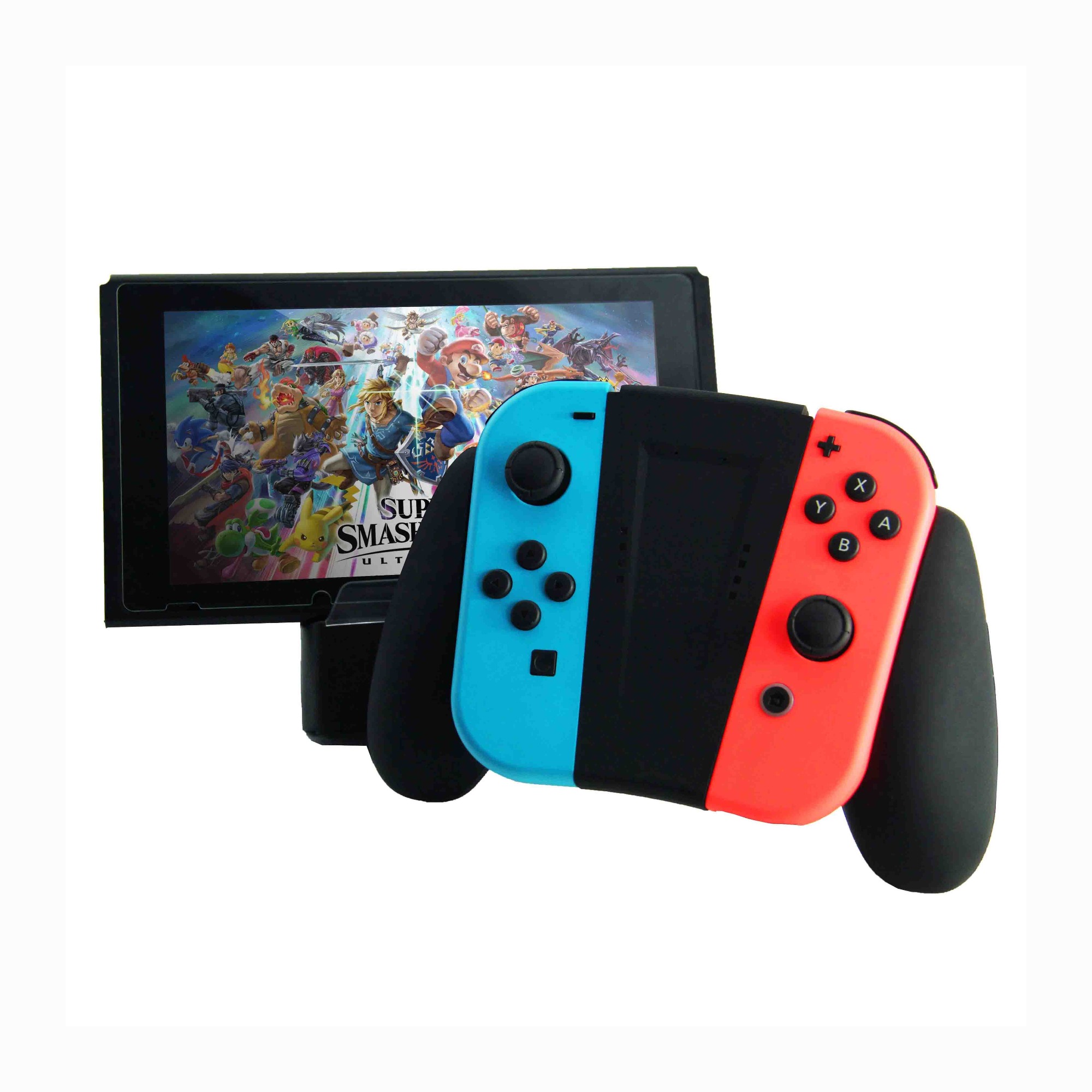 Charging Comfort Grip Stand for NS Switch Joy-con Controller（Black）