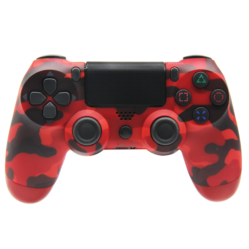PS4 Slim wireless controller（red camouflage）