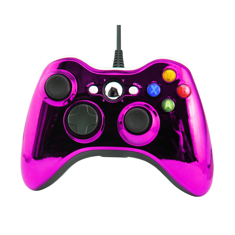 XBOX 360 Wired controller（Electroplated purple）