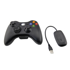 XBOX 360/PC 2.4G wireless controller neutral Packing（Black）