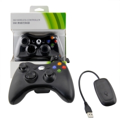 XBOX 360/PC 2.4G wireless controller neutral Packing（Black）