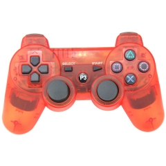 PS3 Wireless Joypad Crystal Red with pp bag