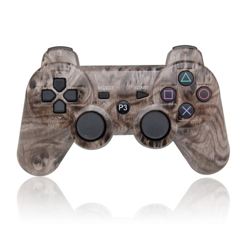 PS3 Wierless Controller with pp bag (brown Woodgrain)