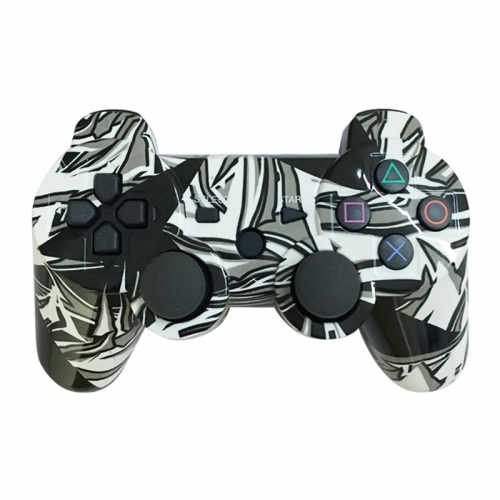 PS3 Wireless Controller with pp bag (Gray Graffiti)