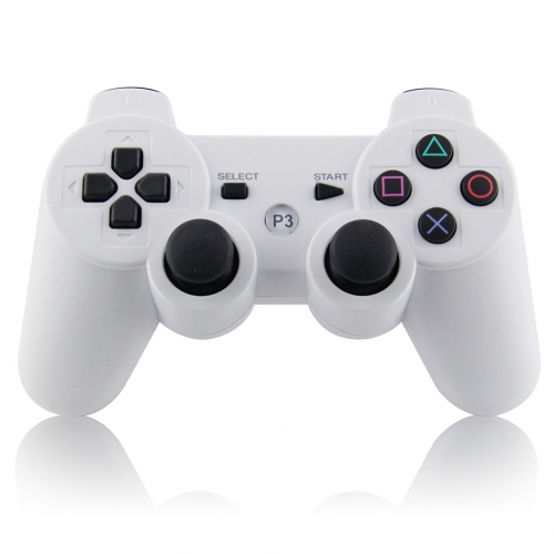 PS3 Wireless Controller with pp bag (White)