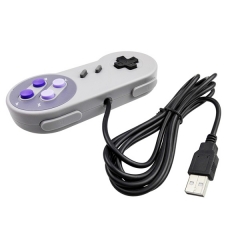 SNES usb game controller Purple Button