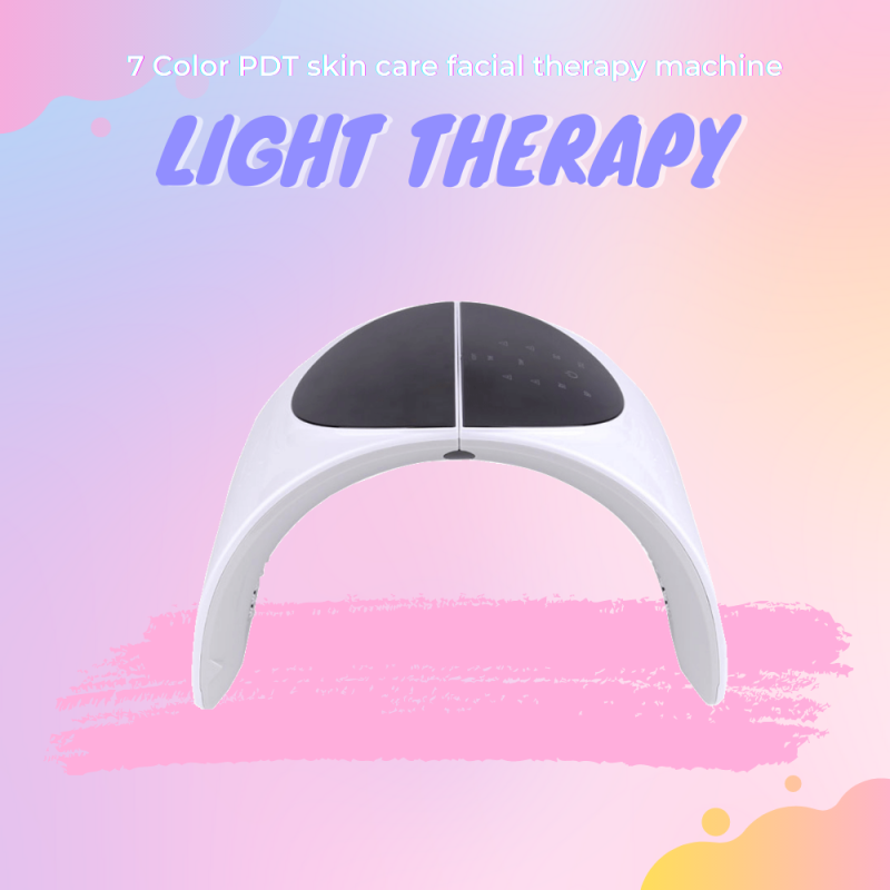 7 Colors PDT LED Photodynamic Therapy Foldable Facial Treatment Machine