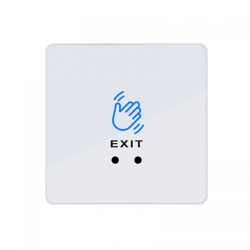 FS-NT86-15-W-EX 86x86x15mm NON TOUCH  EXIT BUTTONS