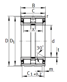 SL045056-PP FULL COMPLEMENT CYLINDRICAL ROLLER BEARINGS