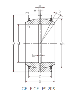 GE260ES RADIAL SPHERICAL PLAIN BEARING