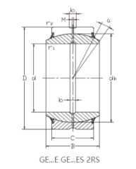 GE280ES RADIAL SPHERICAL PLAIN BEARING