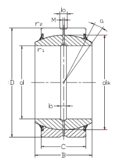 ﻿GEG200E RADIAL SPHERICAL PLAIN BEARING