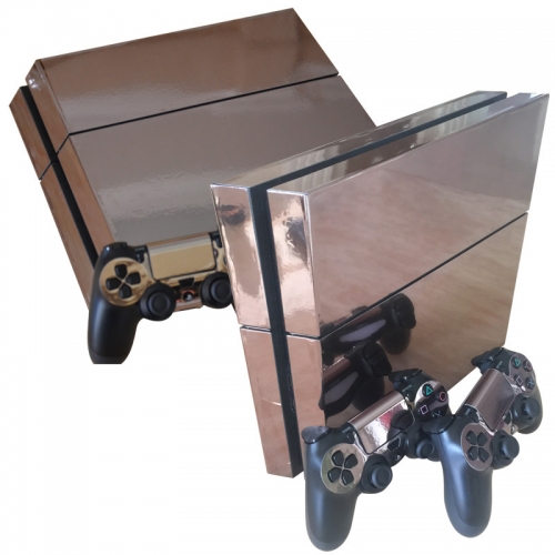 PS4 Vinyl Decal Protective Skin Sticker Tungsten gold glossy