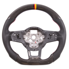 Carbon Fiber Steering Wheel for VW GTI, Golf, Scirocco, Polo, Jetta, Tiguan, Passat, Touran, Arteon