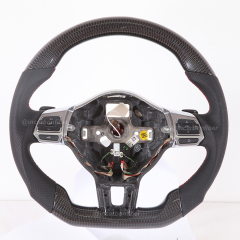 Carbon Fiber Steering Wheel for VW GTI, Golf, Scirocco, Polo, Jetta, Tiguan, Passat, Touran, Arteon