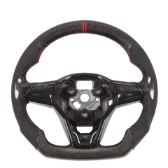 Carbon Fiber Steering Wheel for VW Golf, Scirocco, Polo, Jetta, Tiguan, Passat, Touran, Arteon