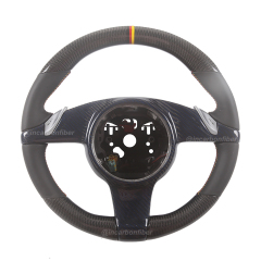 Carbon Fiber Steering Wheel for Porsche 911, Cayenne, Macan, Panamera, Taycan, Boxster, Cayman, Spyder, GTS
