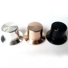 38X26X26mm Machined Solid Aluminum Potentiometer Knob For Hifi Audio DIY AMP Radio Speaker DAC Turntable Record CD 6mm Hole