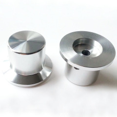 38X26X26mm Machined Solid Aluminum Potentiometer Knob For Hifi Audio DIY AMP Radio Speaker DAC Turntable Record CD 6mm Hole