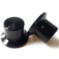 38X26X26mm Machined Solid Aluminum Potentiometer Knob For Hifi Audio DIY AMP Radio Speaker DAC Turntable Record CD 6mm Hole