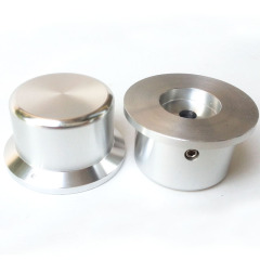 44X35X25mm Solid Aluminum Potentiometer Knob For Hifi Audio DIY AMP Radio Speaker DAC Turntable Record CD 6mm Hole