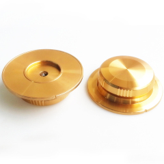 60X18mm Aluminum Potentiometer Knob For Hifi Audio DIY AMP Radio Speaker DAC Turntable Record CD 6mm Hole