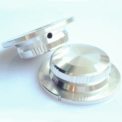 60X18mm Aluminum Potentiometer Knob For Hifi Audio DIY AMP Radio Speaker DAC Turntable Record CD 6mm Hole