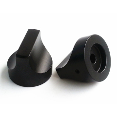 30x25mm Sand Blasting Machined Solid Aluminum Potentiometer Knob For Hifi Audio DIY AMP Radio Speaker DAC Turntable Record CD 6mm Hole