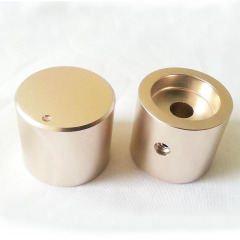 25x22mm Sand Blasting Machined Solid Aluminum Potentiometer Knob For Hifi Audio DIY AMP Radio Speaker DAC Turntable Record CD 6mm Hole