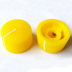 Plastic round bakelite potentiometer Knob for Guitar Effect Pedal 6.4mm Hole Diameter