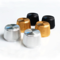 22X15mm Aluminum Potentiometer Knob For Marshall AMP Speaker DAC Turntable Record CD 6mm Hole